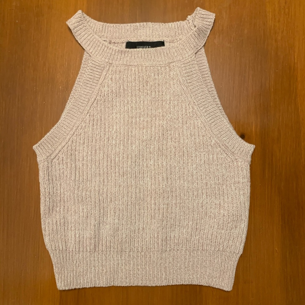 Forever 21 Pale Pink Crop Top
